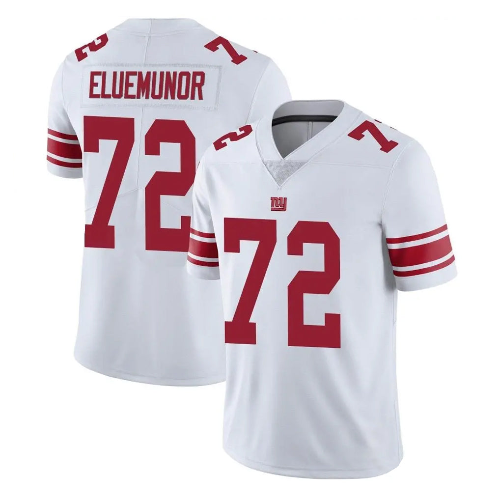 Friene NY.Giants #72 Jermaine Eluemunor Player White Limited Vapor Untouchable Home Game Stitched Jerseys