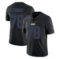 Friene NY.Giants #78 Andrew Thomas Player Black Impact Limited Home Game Stitched Jerseys