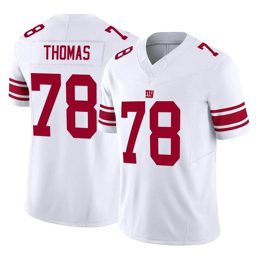 Friene NY.Giants #78 Andrew Thomas Player White Limited Vapor F.U.S.E. Home Game Stitched Jerseys