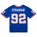 Friene NY.Giants #92 Michael Strahan Mitchell & Ness Royal 1993 Legacy Replica Stitched Jerseys