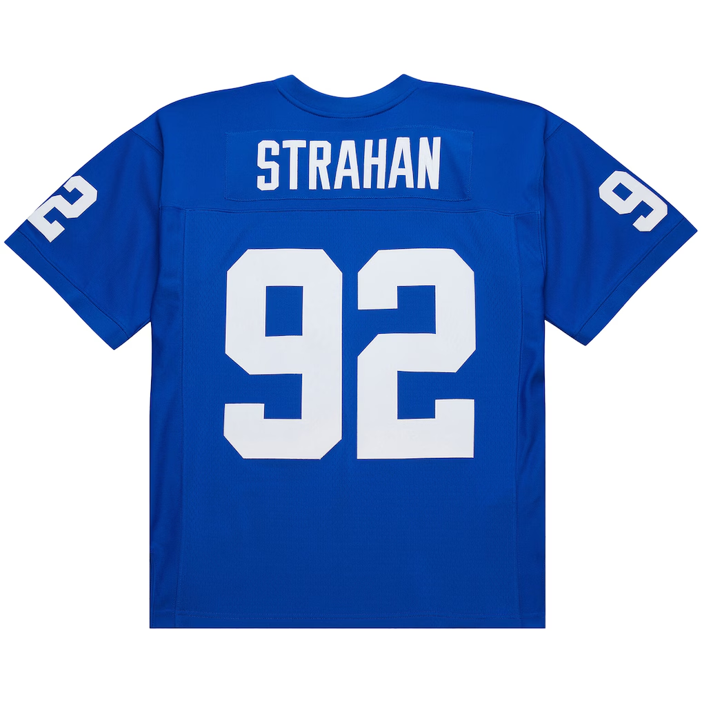 Friene NY.Giants #92 Michael Strahan Mitchell & Ness Royal 1994 Legacy Replica Stitched Jerseys
