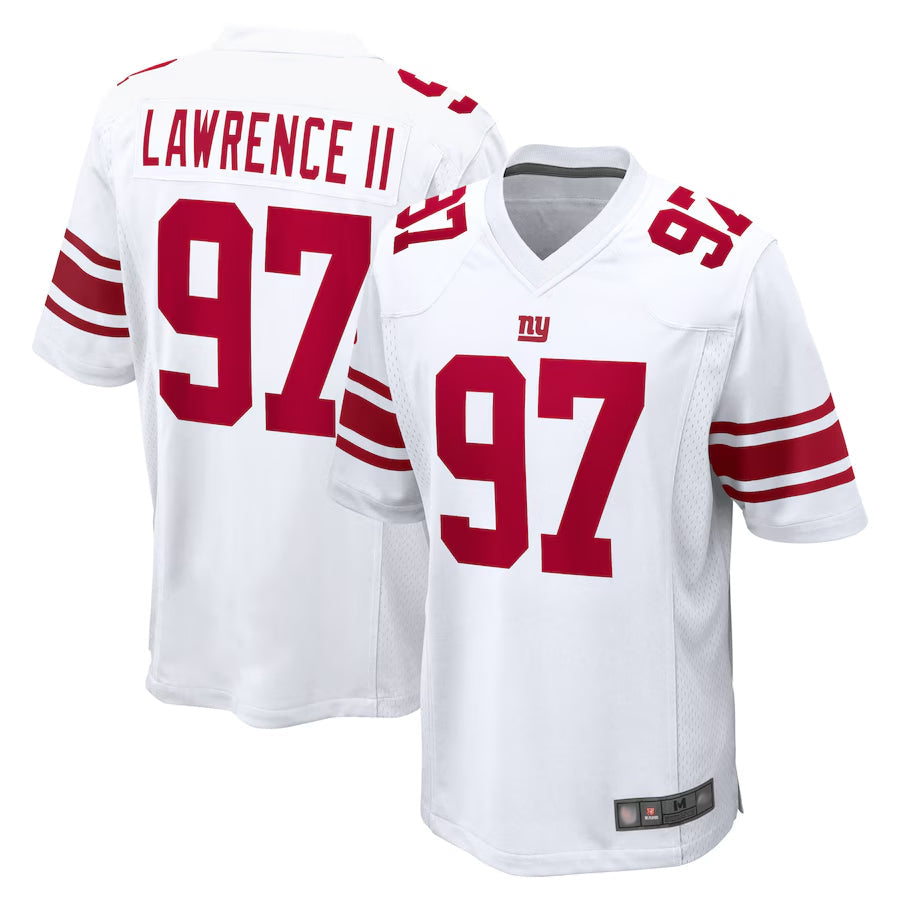 Friene NY.Giants #97 Dexter Lawrence II Player White Game Stitched Jerseys