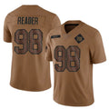 Friene NY.Giants #98 DJ Reader Player Brown Salute To Service Limited Stitched Jerseys