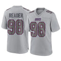 Friene NY.Giants #98 DJ Reader Player Gray Atmosphere Fashion Limited Game Stitched Jerseys