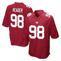 Friene NY.Giants #98 DJ Reader Player Red Home Game Stitched Jerseys