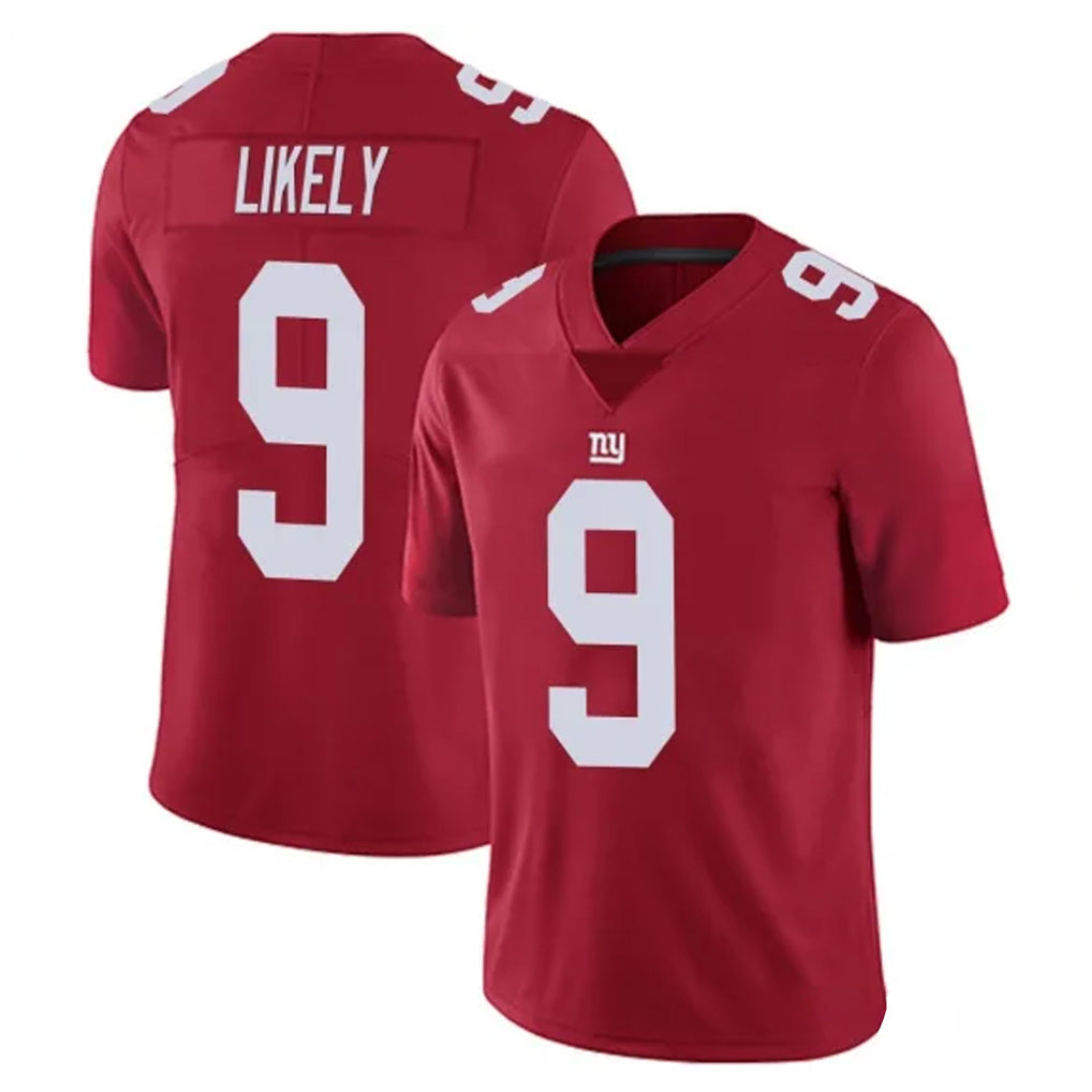 Friene NY.Giants #9 Lsaiah Likely Player Red Limited Vapor Untouchable Home Game Stitched Jerseys