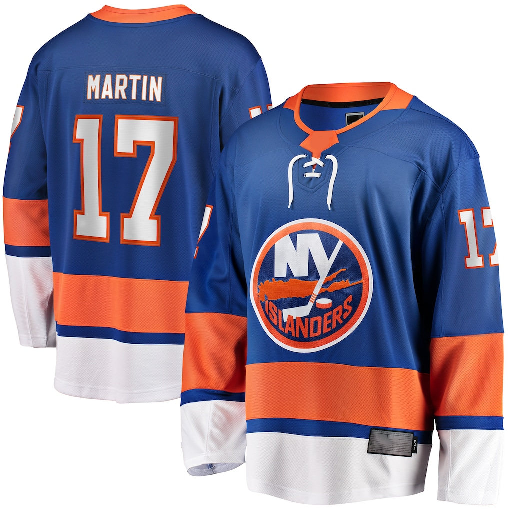 Friene NY.Islanders #17 Matt Martin Home Breakaway Player Jerseys - Royal