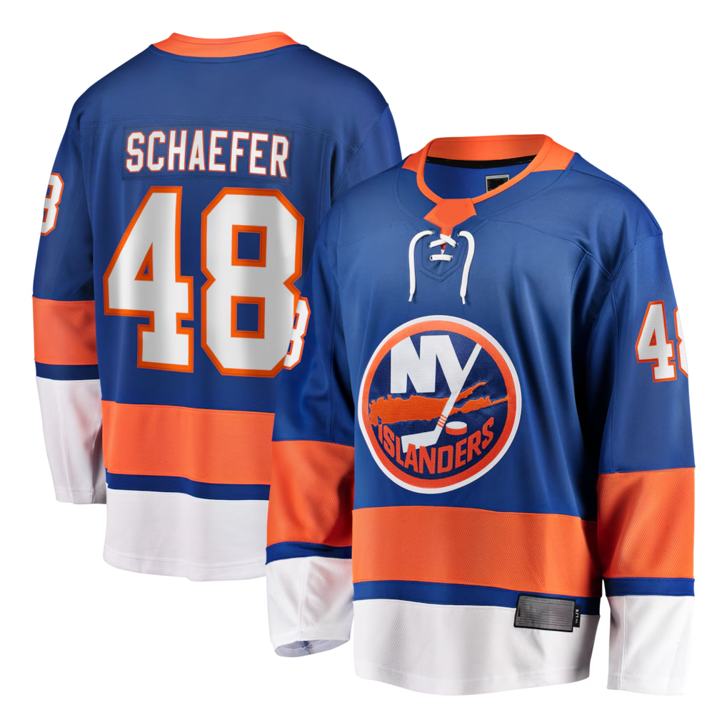 Friene NY.Islanders #48 Matthew Schaefer Royal Home Breakaway Player Jerseys