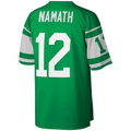 Friene NY.Jets #12 Joe Namath Mitchell & Ness Kelly Green Legacy Replica Puhic Stitched Jerseys