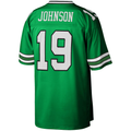 Friene NY.Jets #19 Keyshawn Johnson Mitchell & Ness Kelly Green Legacy Replica Puhic Stitched Jerseys