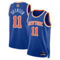 Friene NY.Knicks #11 Jalen Brunson  Blue 2026  Finals Patch Swingman Jerseys - Icon Edition