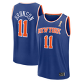 Friene NY.Knicks #11 Jalen Brunson Blue 2026 Finals Champions Fast Break Jersey - Icon Edition
