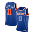 Friene NY.Knicks #11 Jalen Brunson Blue Swingman Jerseys - Icon Edition