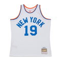 Friene NY.Knicks #19 Nathaniel Clifton Mitchell & Ness White 1950-51 Pioneers Swingman Jerseys