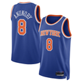 Friene NY.Knicks #8 OG Anunoby Blue Swingman Jerseys - Icon Edition