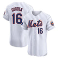 Friene NY.Mets #16 Dwight Gooden Player White Home Limited Elite Stitched Jerseys