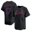 Friene NY.Mets #17 Keith Hernandez Player Black Alternate Home Limited Stitched Jerseys