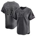 Friene NY.Mets #17 Keith Hernandez Player Gray City Connect Limited Stitched Jerseys