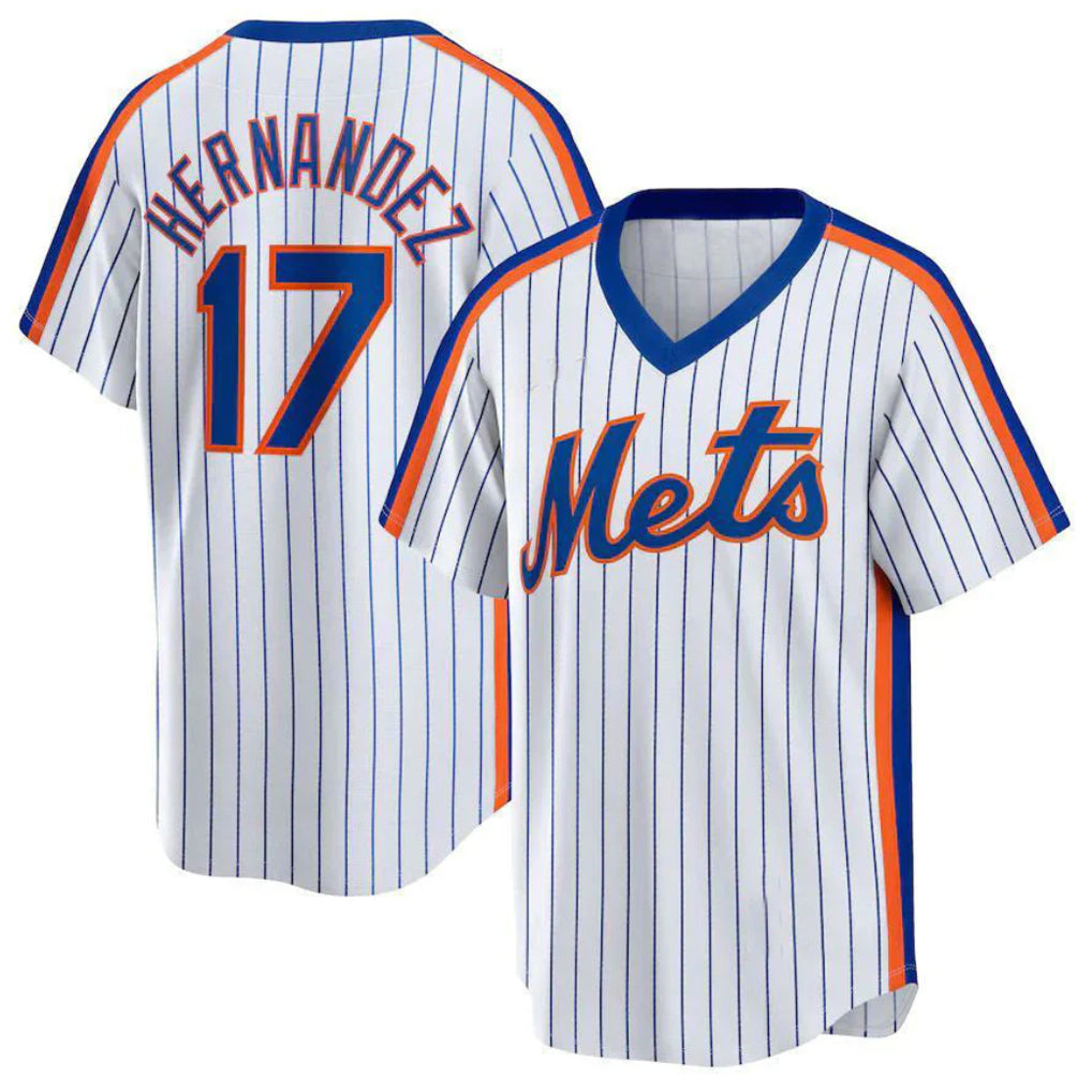 Friene NY.Mets #17 Keith Hernandez Player White Home Limited Elite Stitched Jerseys
