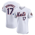 Friene NY.Mets #17 Keith Hernandez Player White Home Limited Elite Stitched Jerseys