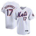 Friene NY.Mets #17 Keith Hernandez Player White Home Replica Stitched Jerseys