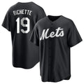 Friene NY.Mets #19 Bo Bichette Player Black Home Game Stitched Jerseys