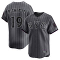 Friene NY.Mets #19 Bo Bichette Player Gray City Connect Limited Stitched Jerseys