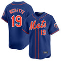 Friene NY.Mets #19 Bo Bichette Player Royal Home Limited Stitched Jerseys