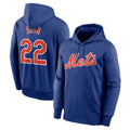 Friene NY.Mets #22 Juan Soto Player Royal Club Pullover Hoodie Game Stitched Jerseys