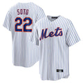Friene NY.Mets #22 Juan Soto Player White Home Game Stitched Jerseys