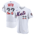 Friene NY.Mets #22 Juan Soto White 2026 All-Star Edition Stars & Stripes Stadium Jerseys-1