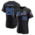 Friene NY.Mets #26 Nolan McLean Player Black Replica Home Limited Elite Stitched Jerseys