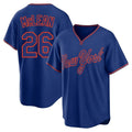 Friene NY.Mets #26 Nolan McLean Player Royal T-shirt Home Game Stitched Jerseys