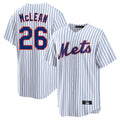 Friene NY.Mets #26 Nolan McLean Player White Home Game Stitched Jerseys