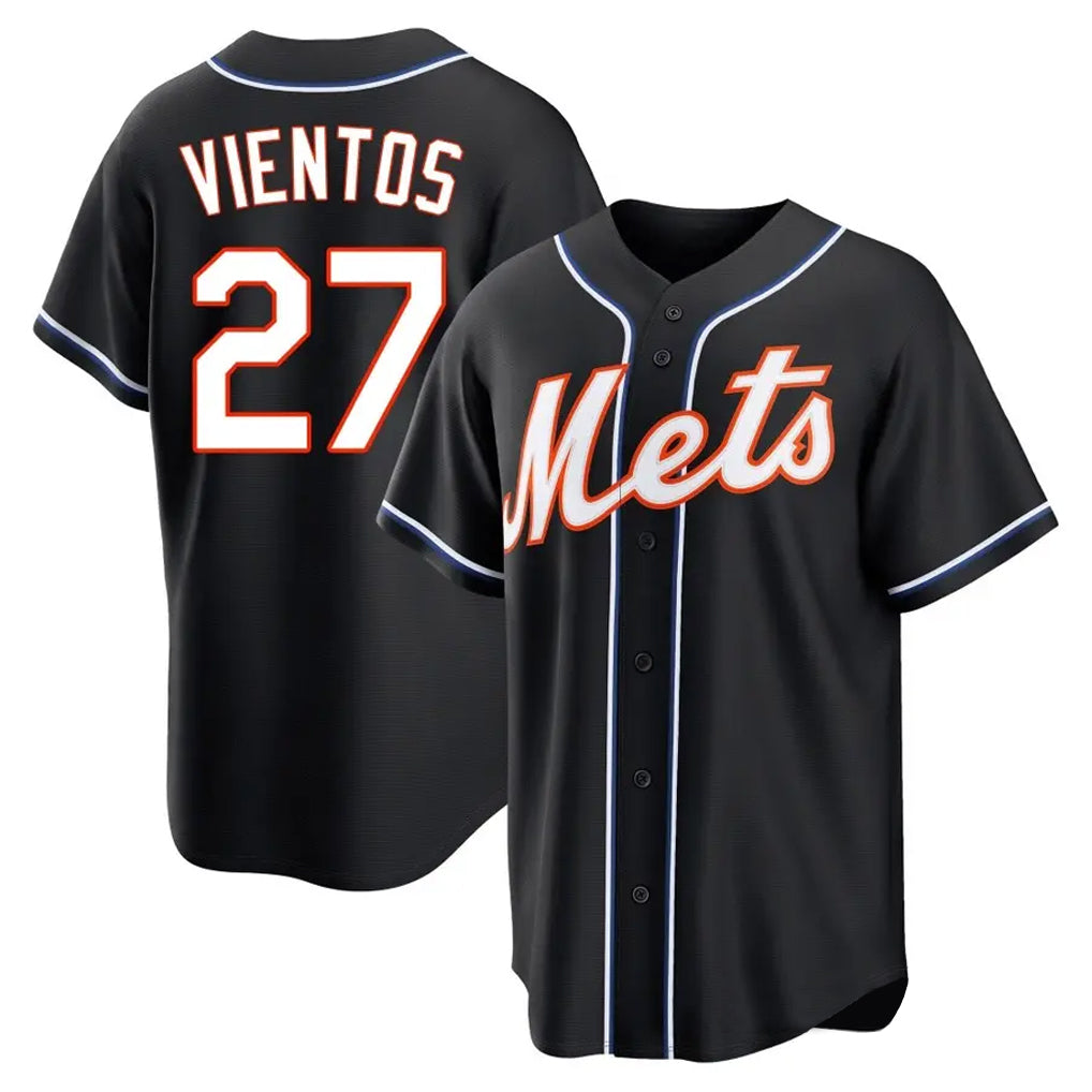 Friene NY.Mets #27 Mark Vientos Player Black Fashion Out Game Stitched Jerseys