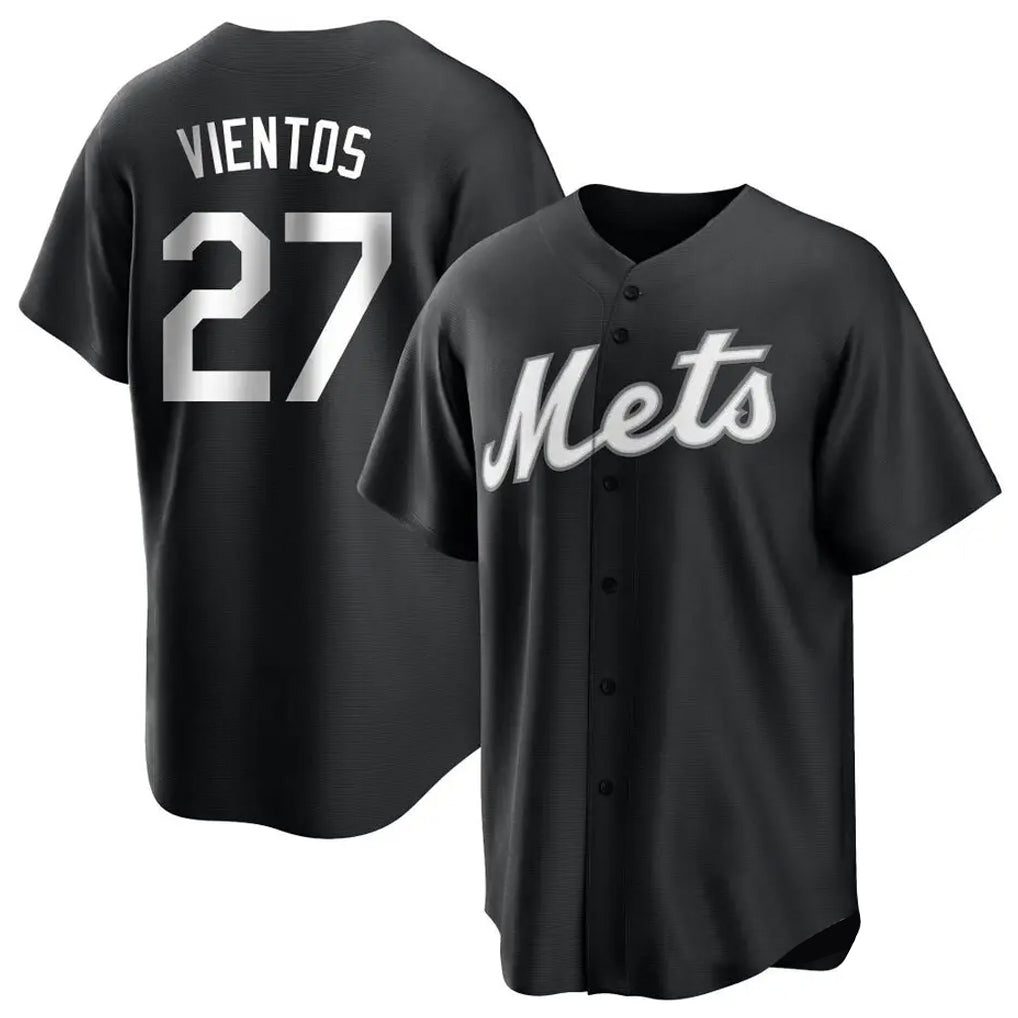 Friene NY.Mets #27 Mark Vientos Player Black Home Game Stitched Jerseys