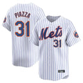 Friene NY.Mets #31 Mike Piazza Player White Home Replica Stitched Jerseys