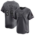 Friene NY.Mets #34 Kodai Senga Player Gray City Connect Limited Stitched Jerseys