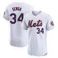 Friene NY.Mets #34 Kodai Senga Player White Home Limited Elite Stitched Jerseys