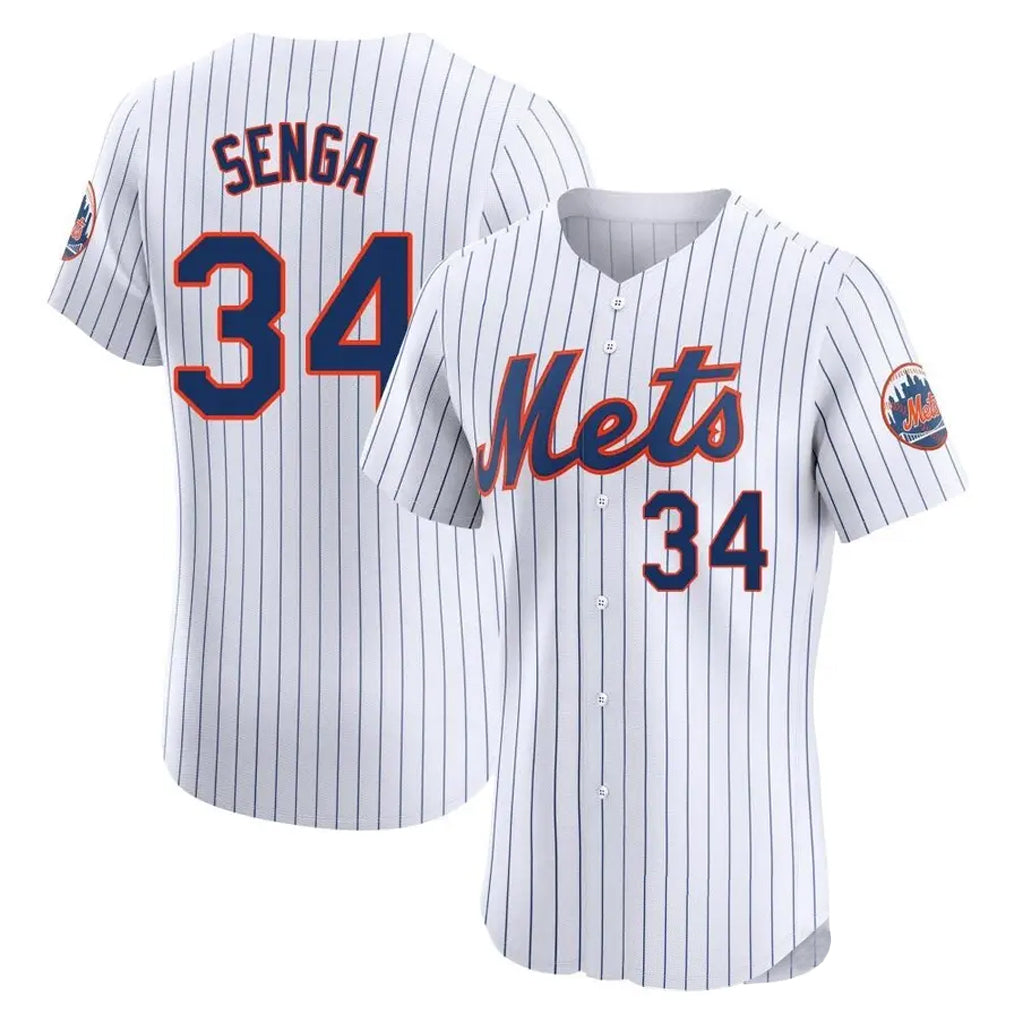 Friene NY.Mets #34 Kodai Senga Player White Home Limited Elite Stitched Jerseys