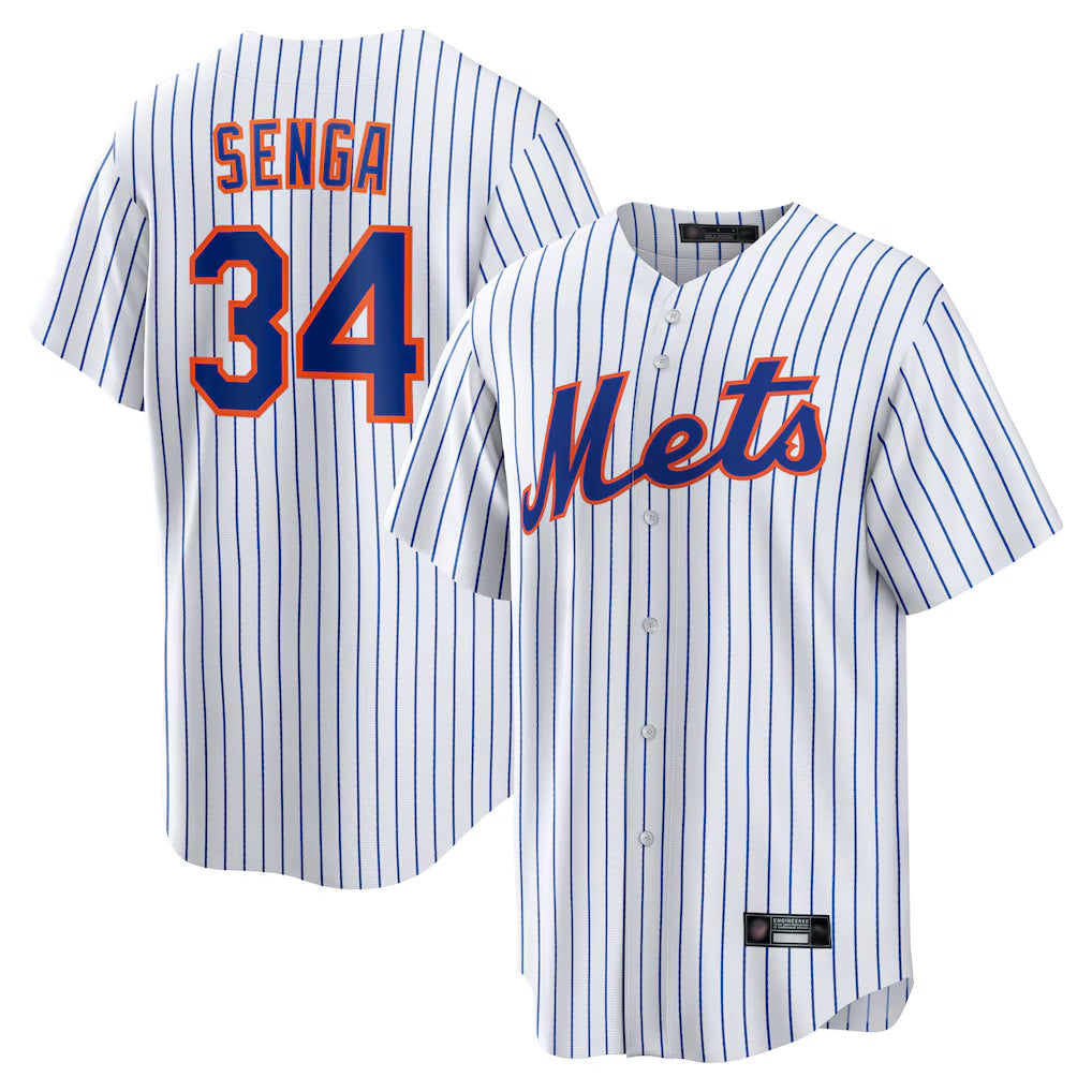 Friene NY.Mets #34 Kodai Senga Player White Home Replica Stitched Jerseys