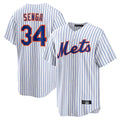 Friene NY.Mets #34 Kodai Senga Player White Home Replica Stitched Jerseys