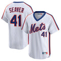 Friene NY.Mets #41 Tom Seaver Player White Cooperstown Collection T-shirt Game Stitched Jerseys