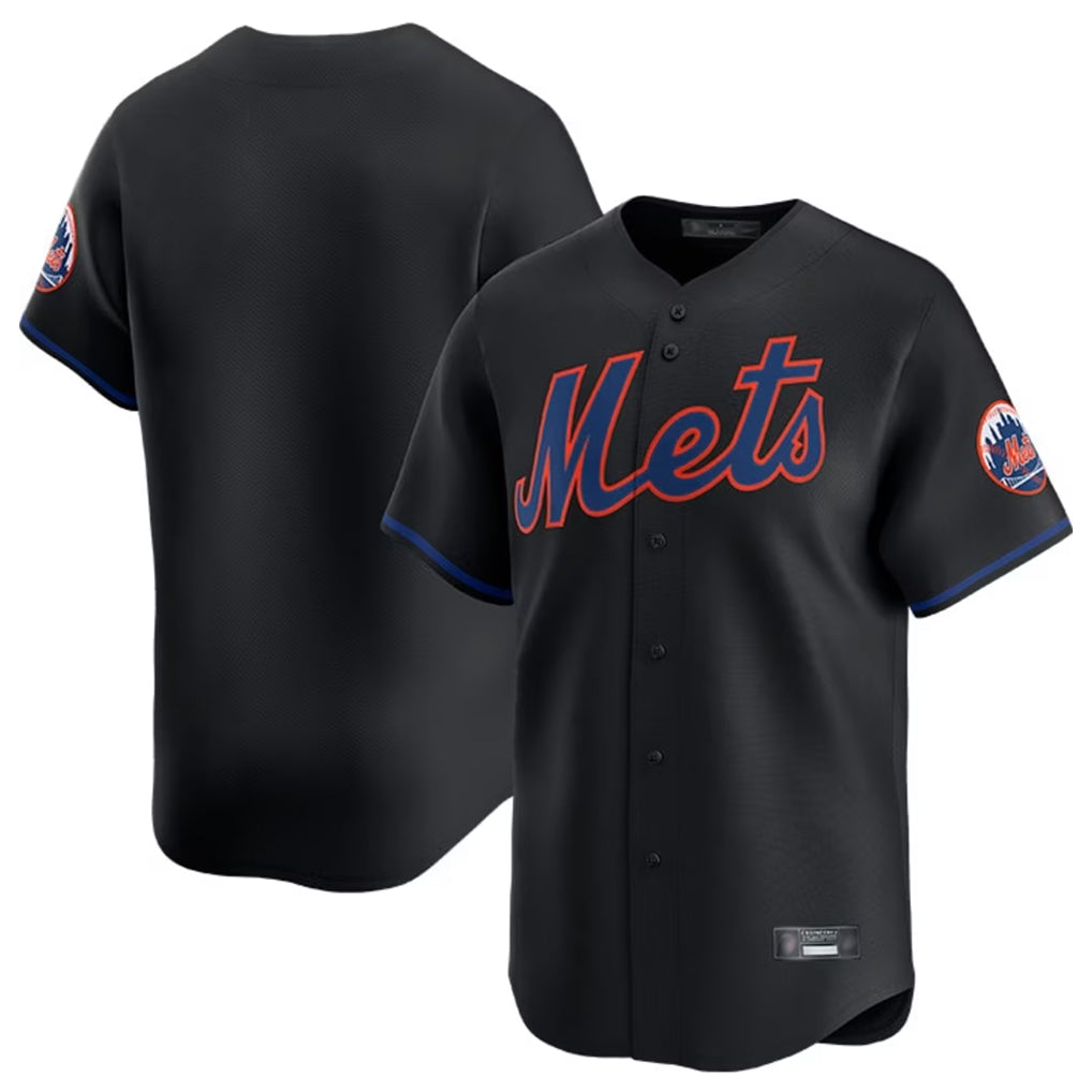 Friene NY.Mets ## Mets Blank Player Black Alternate Home Limited Stitched Jerseys