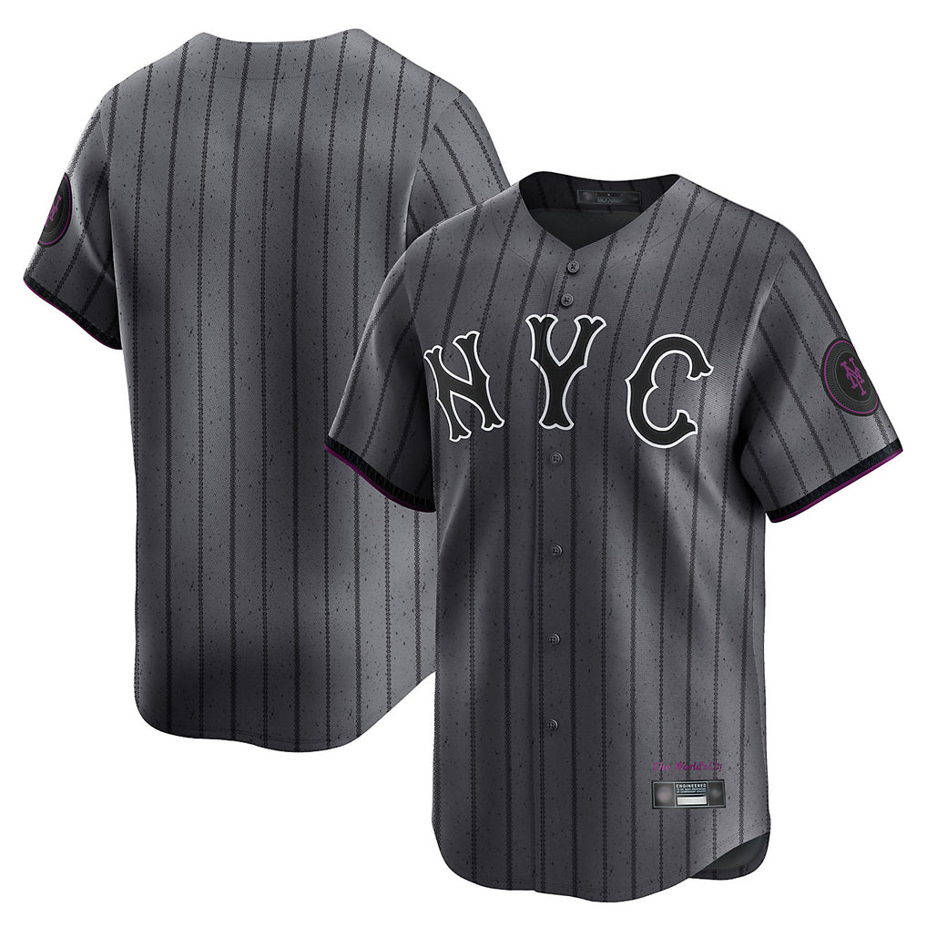 Friene NY.Mets ## Mets Blank Player Gray City Connect Limited Stitched Jerseys