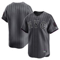 Friene NY.Mets ## Mets Blank Player Gray City Connect Limited Stitched Jerseys