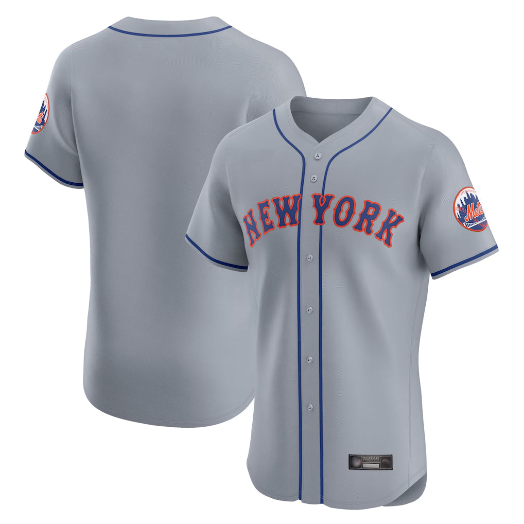 Friene NY.Mets ## Mets Blank Player Gray Road Limited Elite Home Stitched Jerseys