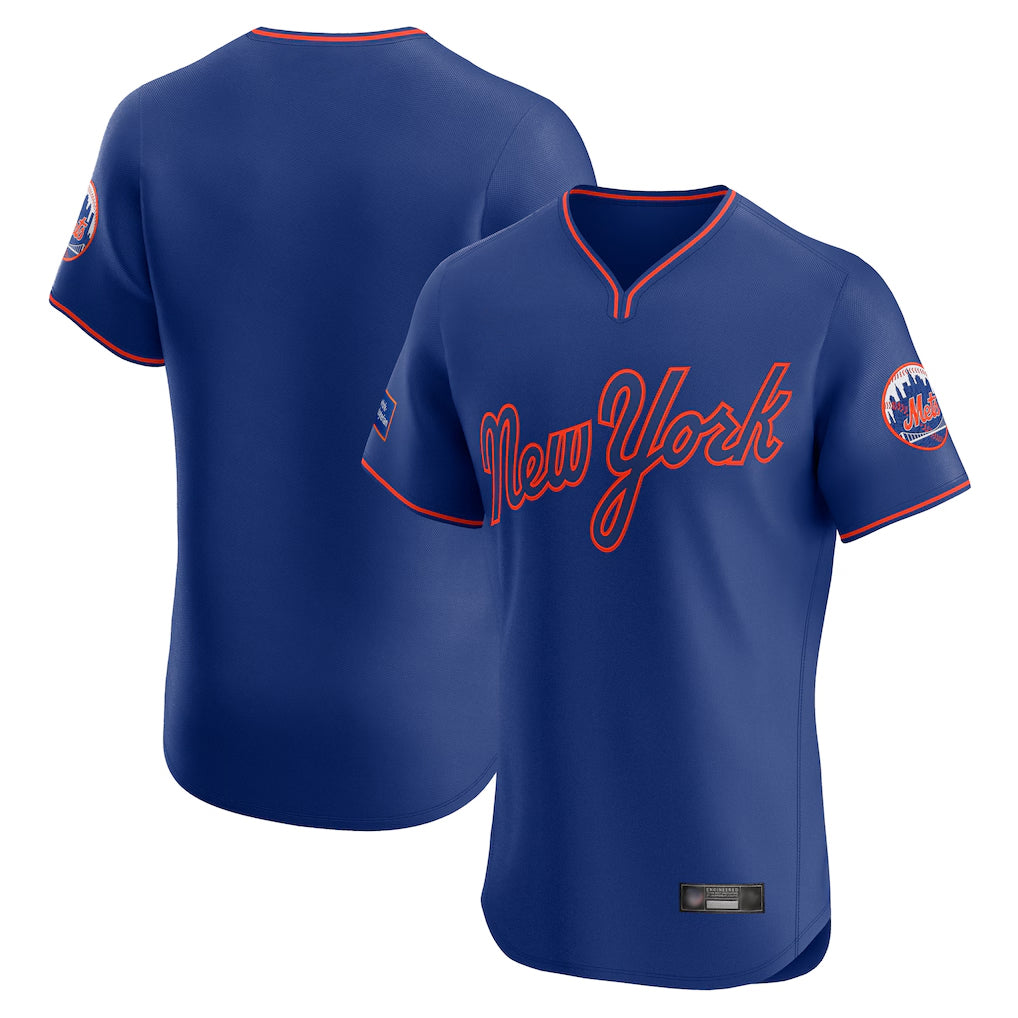 Friene NY.Mets ## Mets Blank Player Royal T-shirt Home Limited Elite Stitched Jerseys
