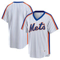 Friene NY.Mets ## Mets Blank Player White Cooperstown Collection T-shirt Home Stitched Jerseys