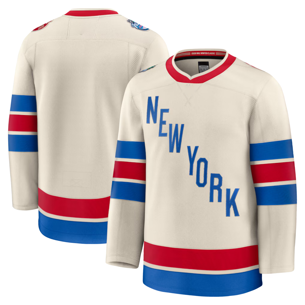 Friene NY.Rangers Beige 2026 Winter Classic Premium Jerseys